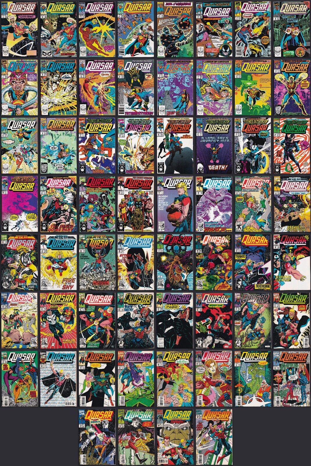 Quasar #1-60 Complete Series (Marvel 1989).