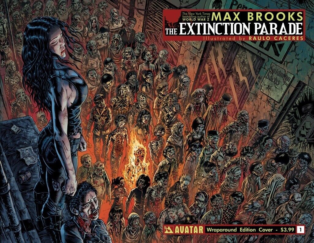 AVATAR Max Brooks “Extinction Parade” Wraparound Edition A #1 thru 5 Comic 2014