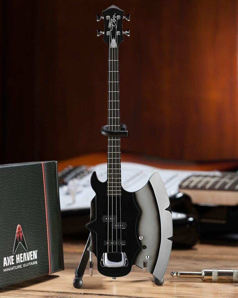Axe Heaven Kiss Gene Simmons Axe Miniature Collectible Bass Guitar