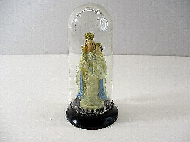 Vtg Carey Ohio Shrine Of Our Lady Of Consolation Miniature Plastic Statue Italy