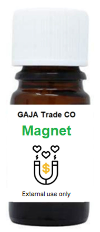 Magnet Oil 5mL – Good Luck, Love, Wealth, Success, Gambling (Sealed)