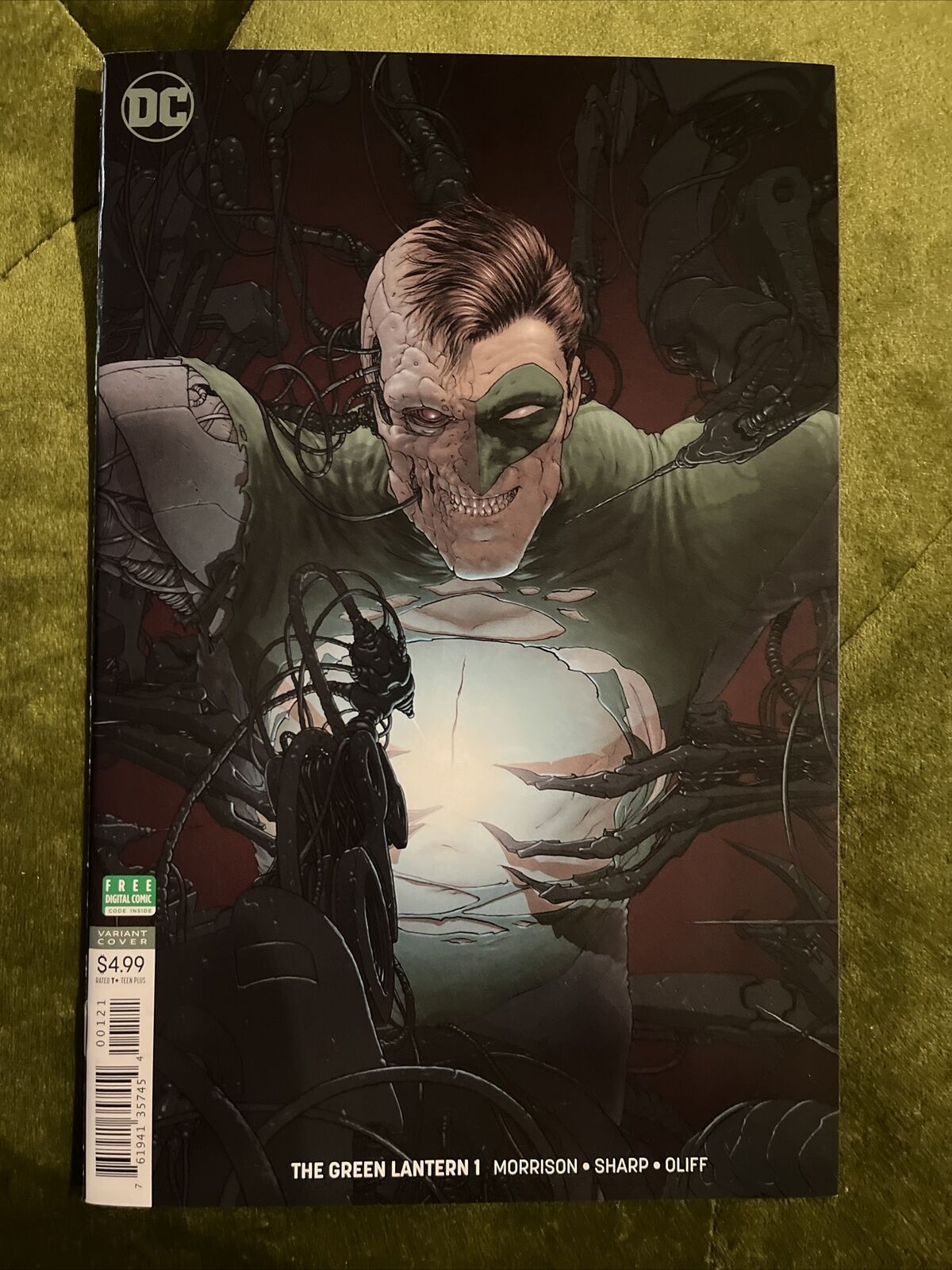 “The Green Lantern” #1 (2018 DC) Frank Quitely Variant 1st Anti-Matter Lantern