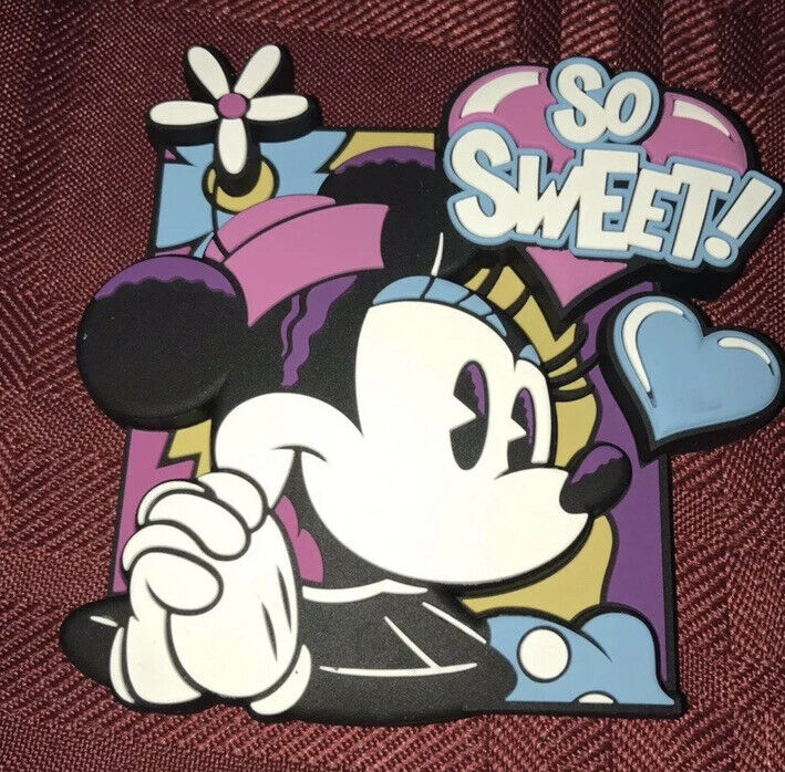 Disney Parks Comic 3D PVC Magnets Minnie New With Tags
