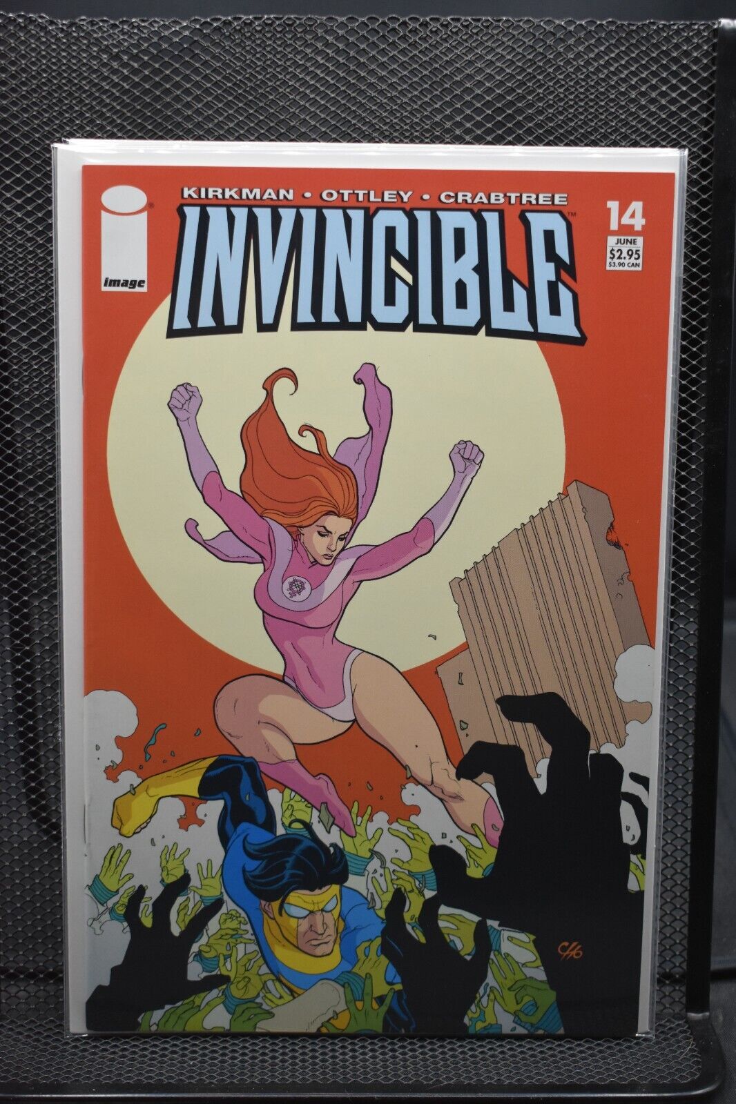 Invincible #14 Image Comics 2004 Robert Kirkman Low Print Omni-Man Atom Eve 9.4