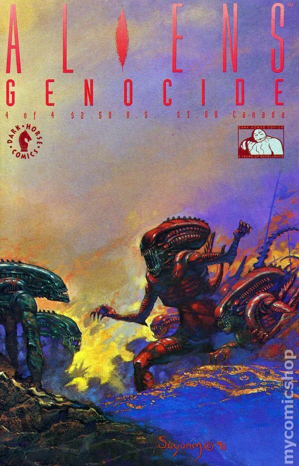 Aliens Genocide #4 FN 1992 Stock Image