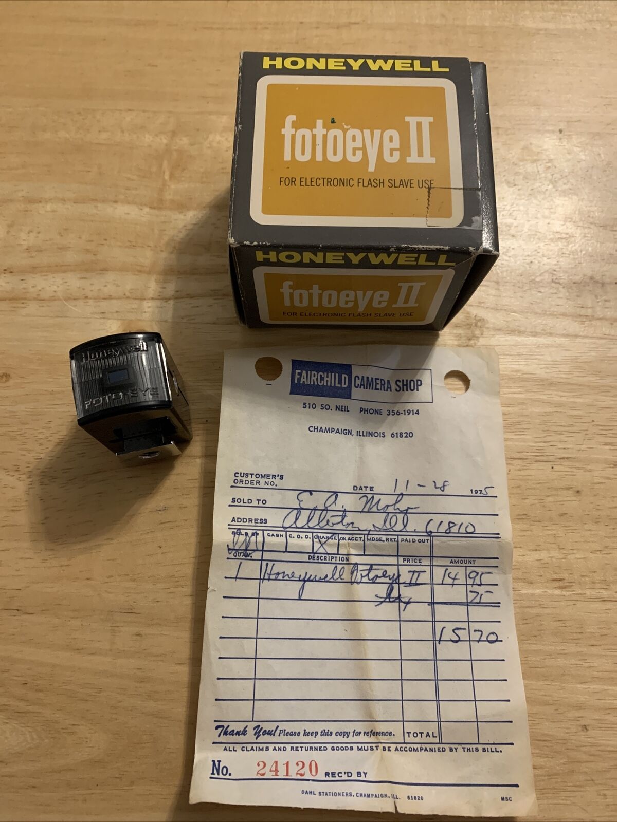 Honeywell Foto-Eye 2 For Electronic Flash Slave Use New in Box with Receipt