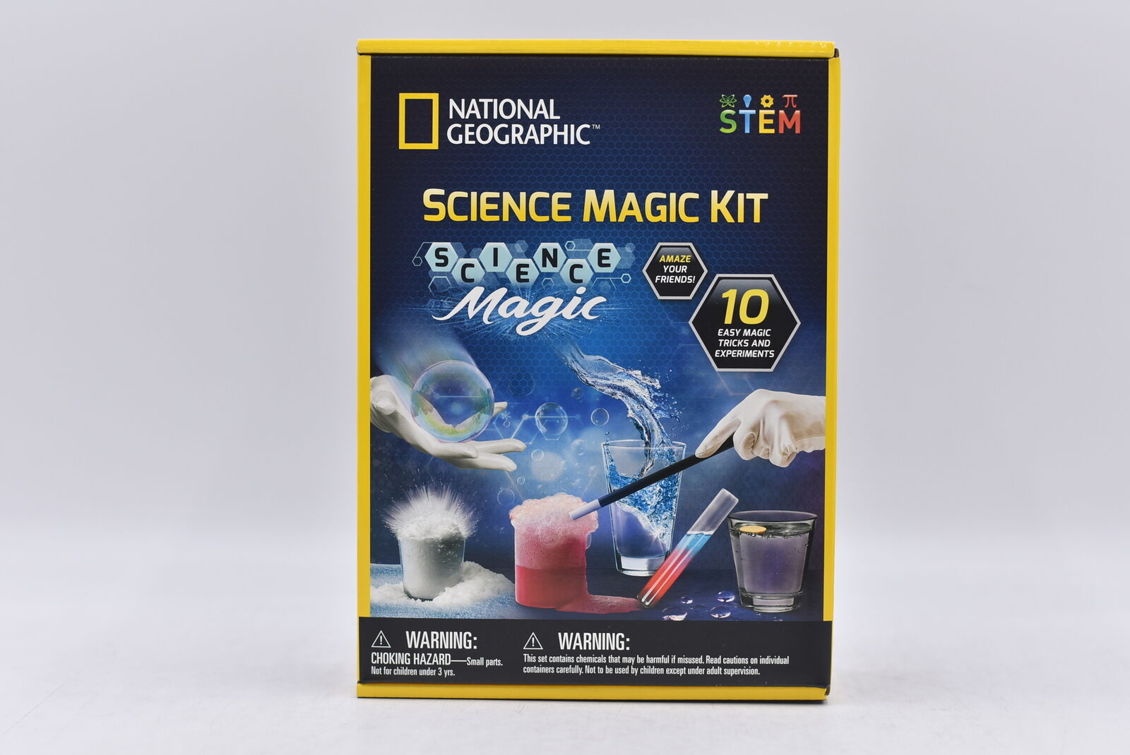National Geographic Science Magic Chemistry Set w/ 10 Magic Tricks & Experiments