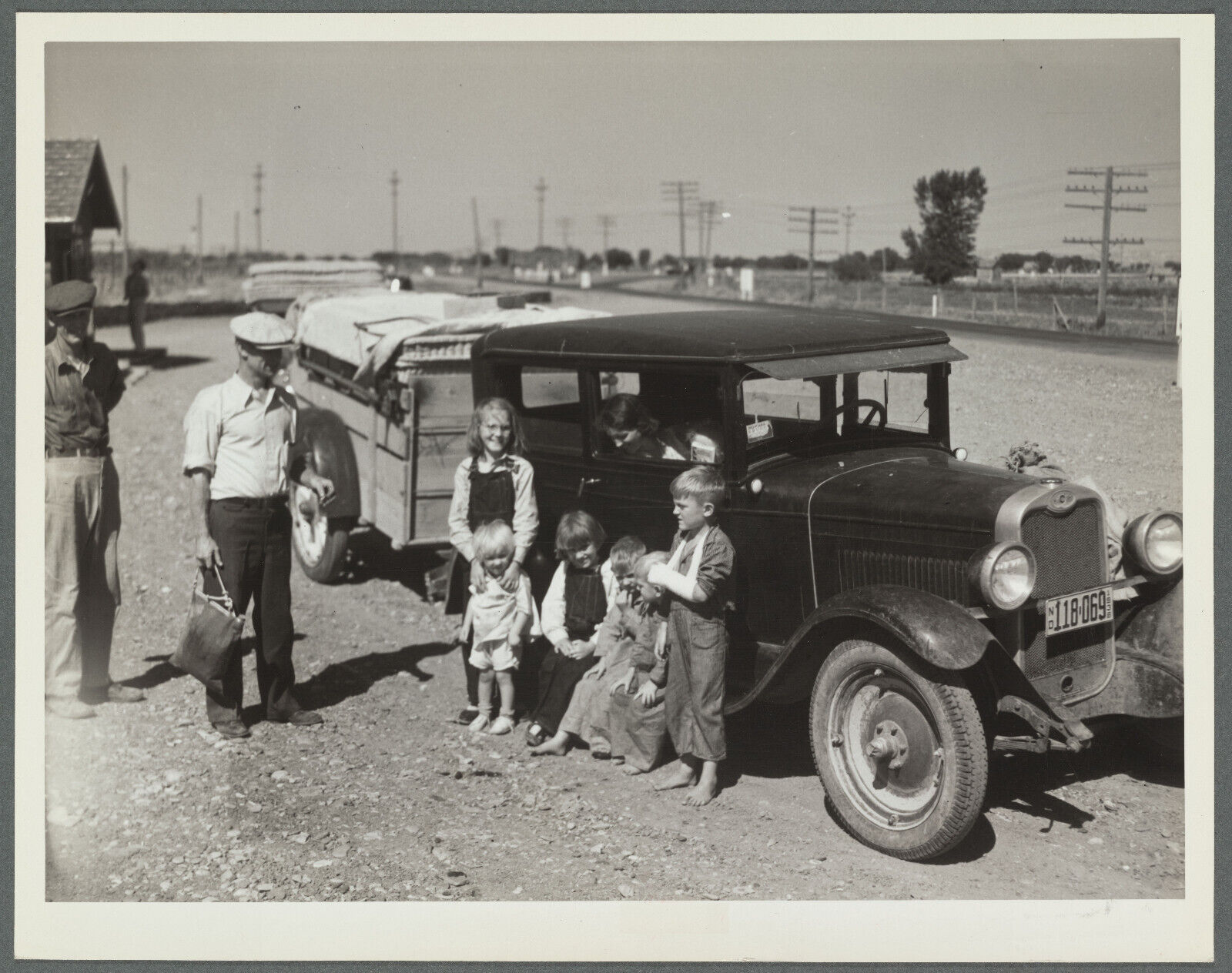 Photo, 1936 Drought refugees Farmers from North Dakota in Montana. 58443635
