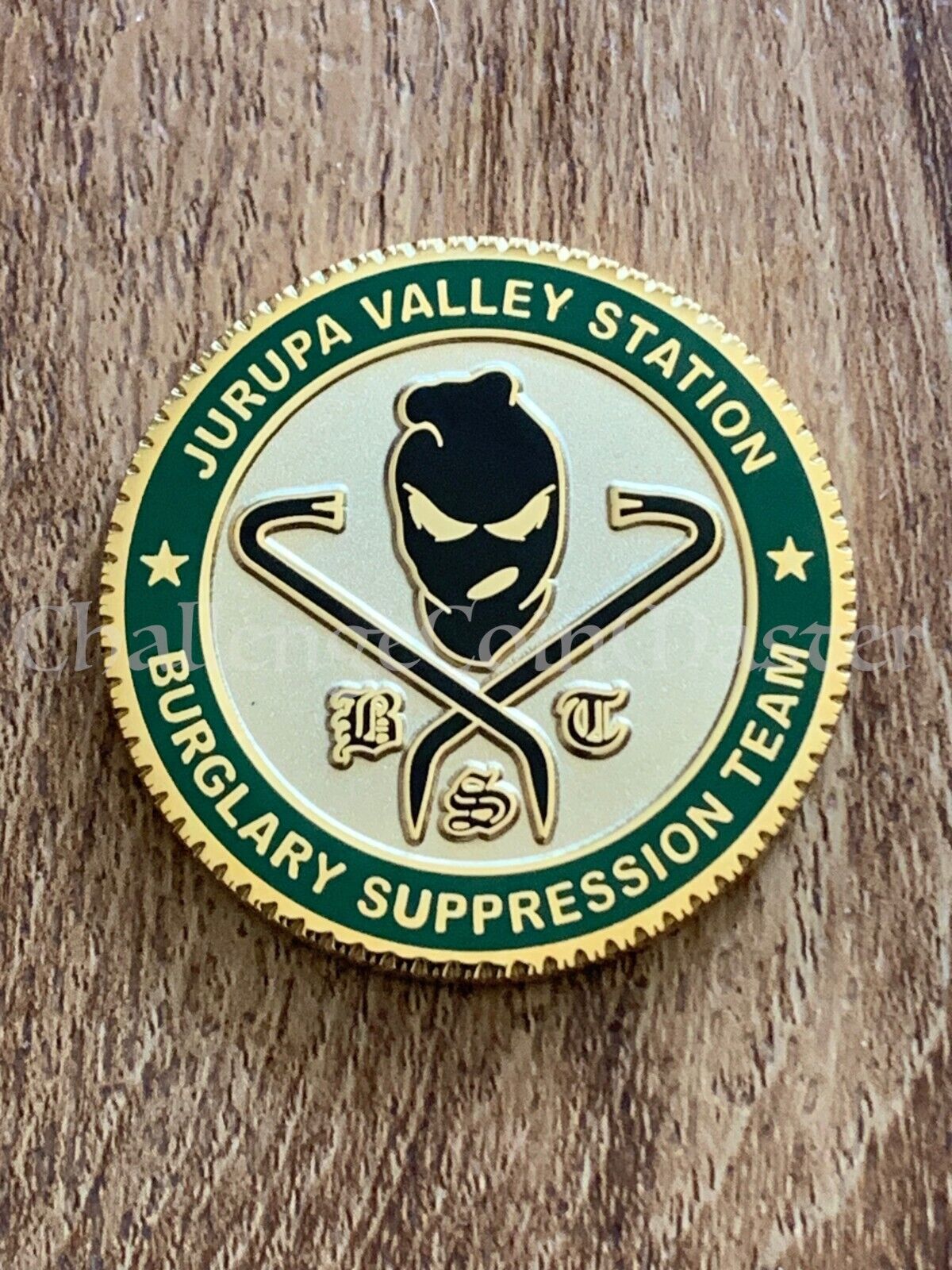 E55 Riverside County Sheriff\'s Department Jurupa Valley Station Challenge Coin