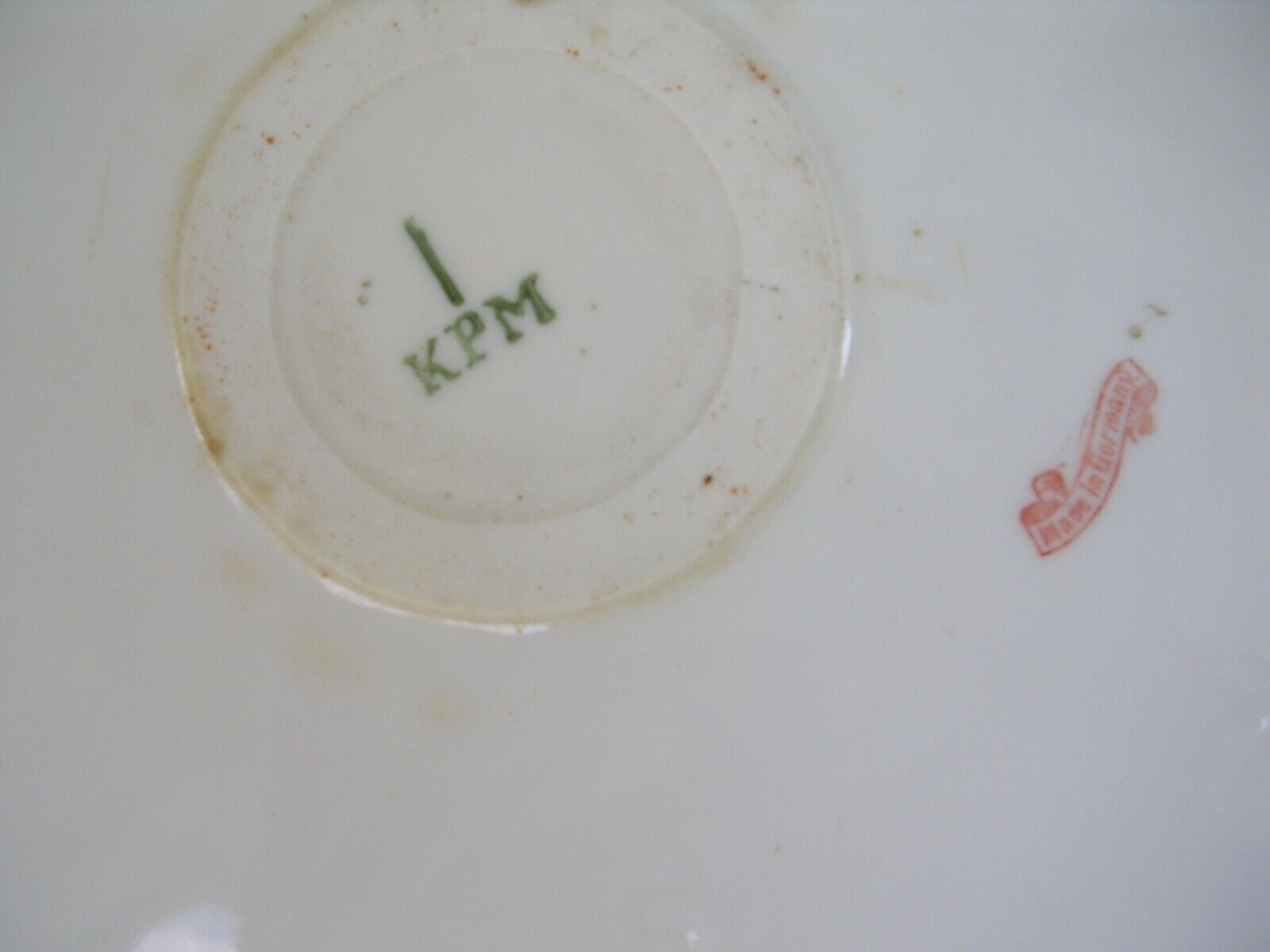  KPM  Porcelain Plate Made in Germany.( Approx 11 3/4\