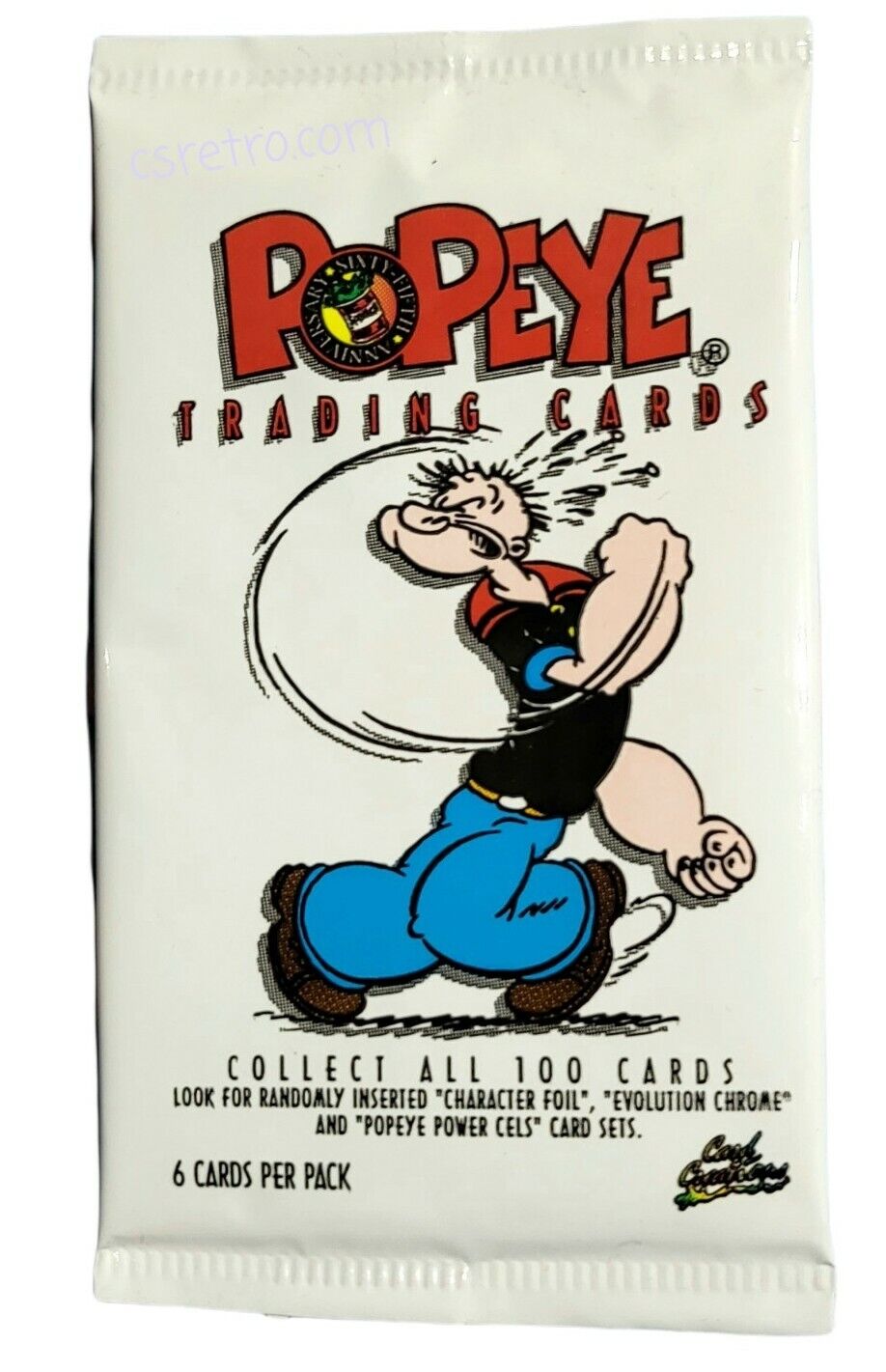 1994 Popeye Trading Cards Foil Pack 90s kids Collectible Retro Vintage NEW