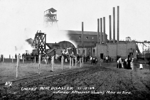 Cherry Mine Disaster Fire Illinois IL Reprint