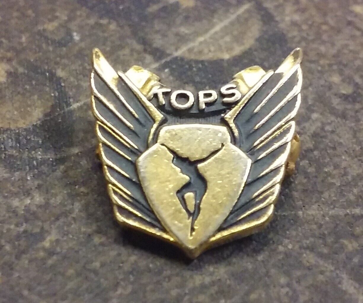 Weight Loss KOPS pin badge Physical Fitness Dance Wings