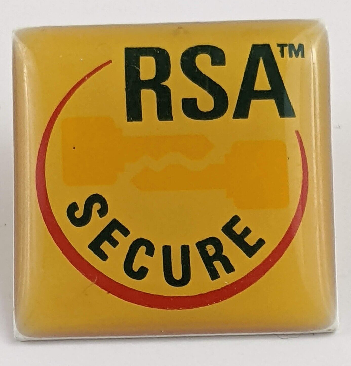 Vintage RSA Secure Pin | Tech, Computing, Cryptography, Advertising Collectibles
