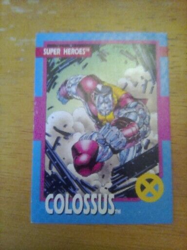 1992 Marvel Skybox Impel X-Men Super Heroes Card #25 COLOSSUS 