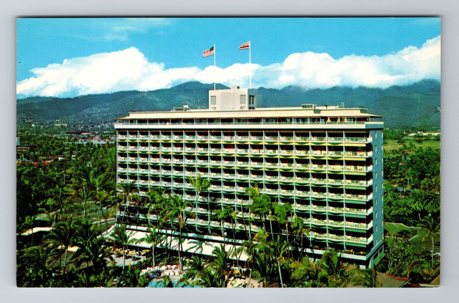 Honolulu HI-Hawaii, Princess Kaiulani Hotel Advertising, Vintage Postcard