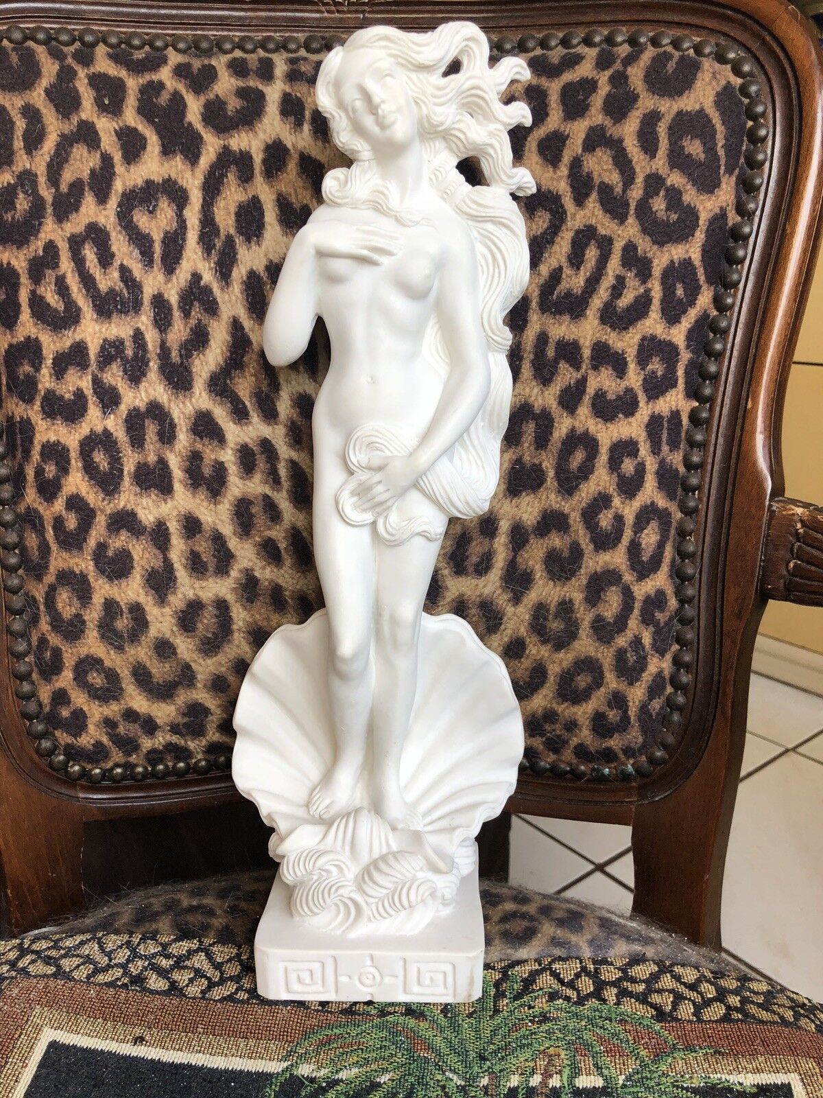 The Goddess, Venus rising from the Sea Figurine Pure Italian Porcelain