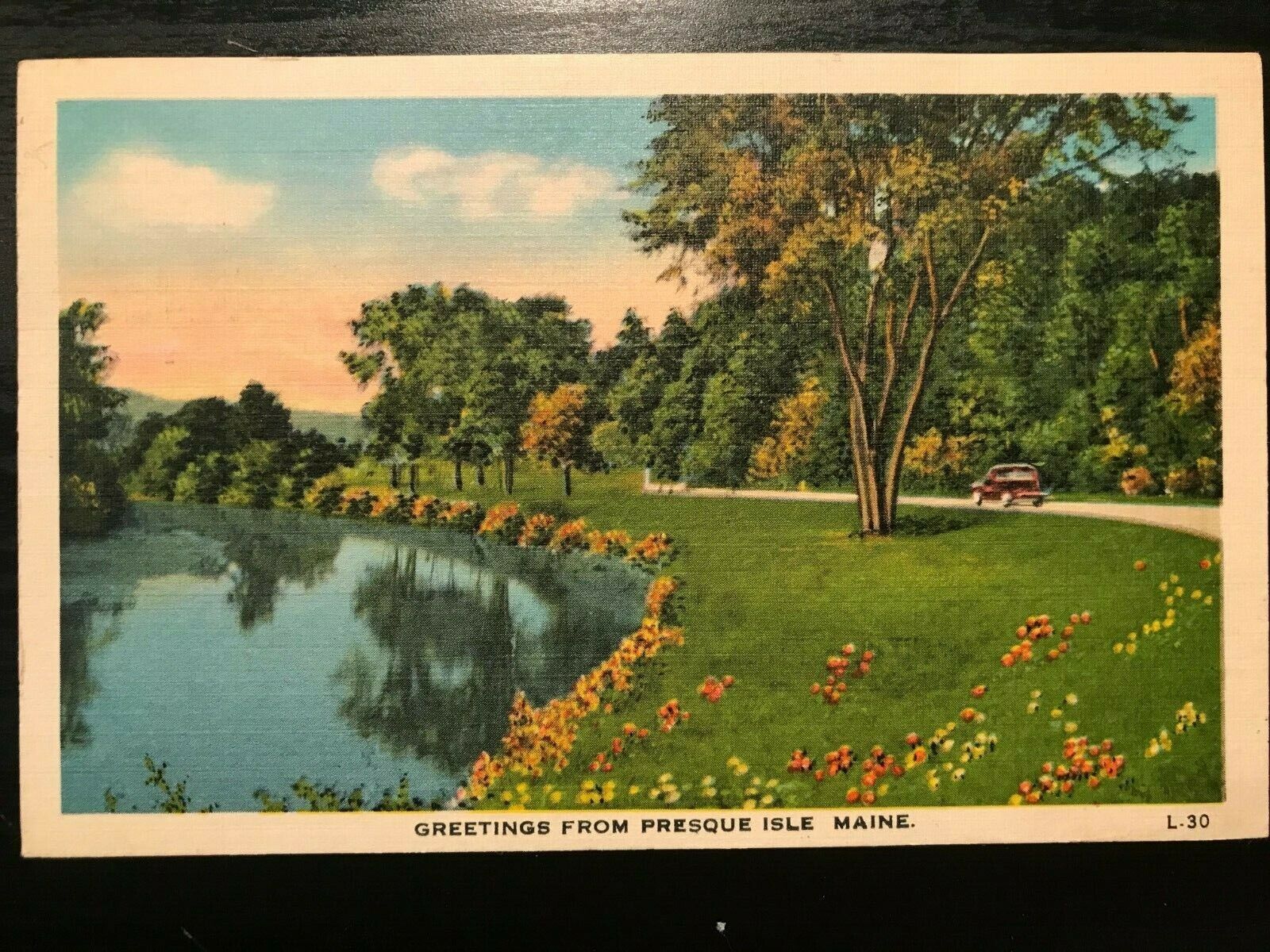 Vintage Postcard 1953 Greetings from Presque Isle Maine