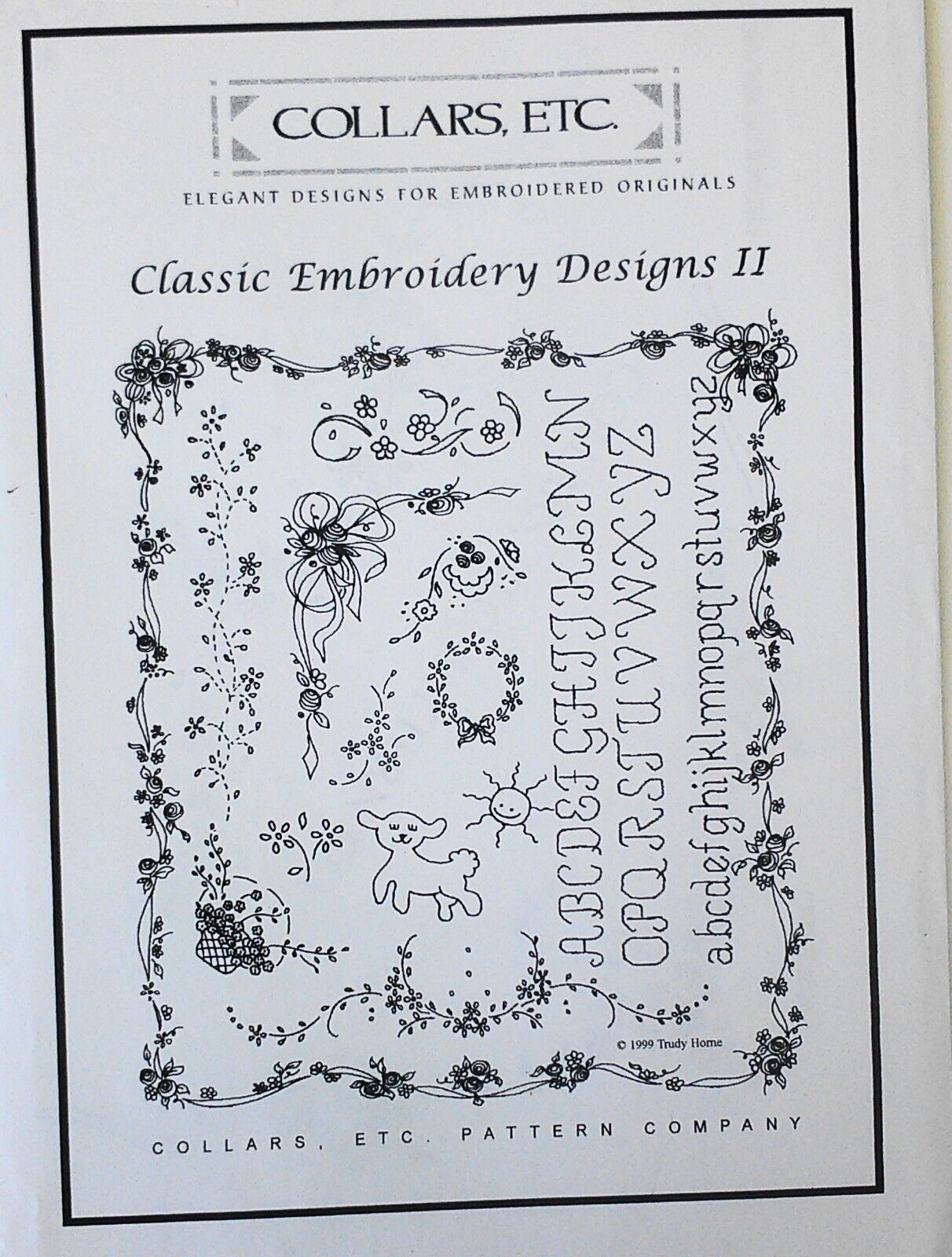 Collars Etc Pattern Company Classic Elegant Embroidery Designs II