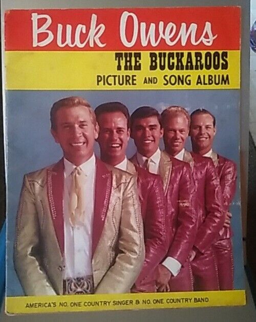 Vintage 1966 Buck Owens And The Buckaroos Autographed Picture And Song Book