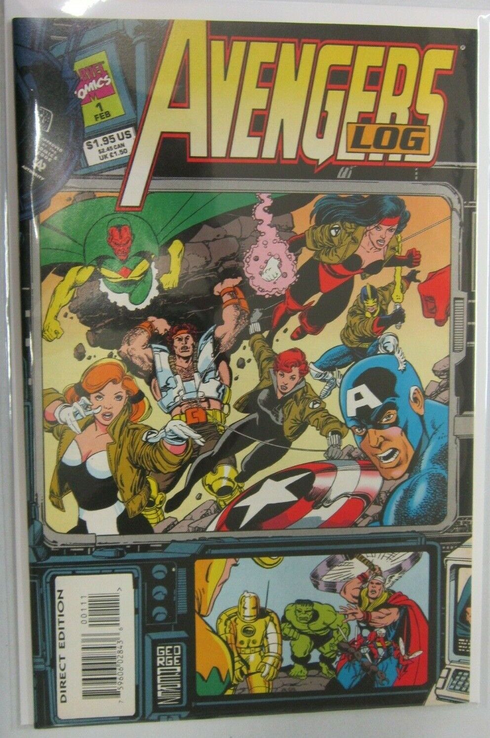 Avengers Log #1 8.0 VF (1994)