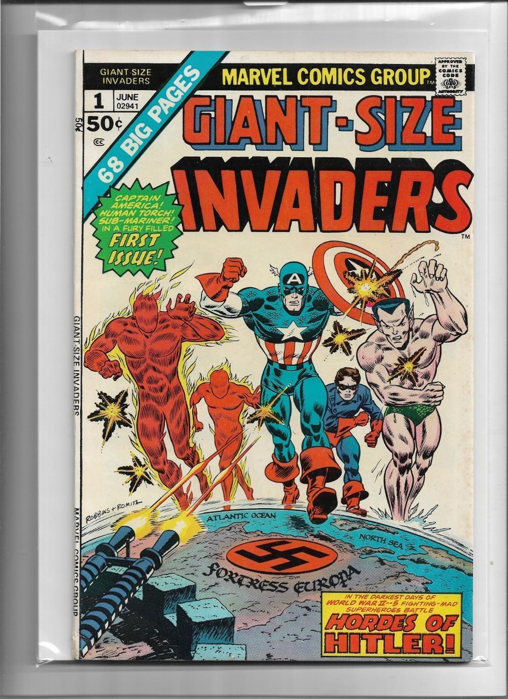 GIANT-SIZE INVADERS #1 1975 VERY FINE- 7.5 4329 CAPTAIN AMERICA SUB-MARINER