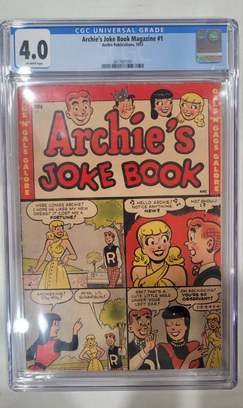 Archie's Joke Book Magazine #1 (1953, Golden Age) CGC Graded (4.0)