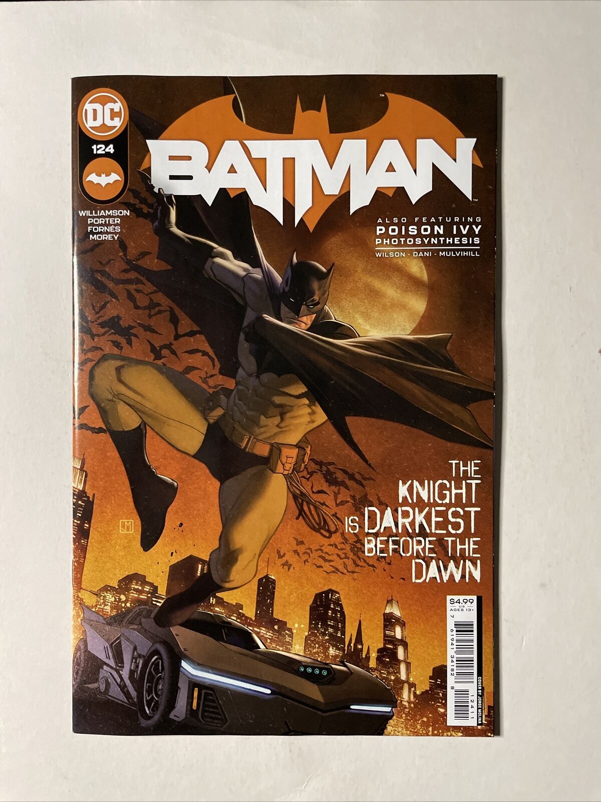 Batman #124 (2022) 9.4 NM DC High Grade Comic Book Molina Cover A Poison Ivy