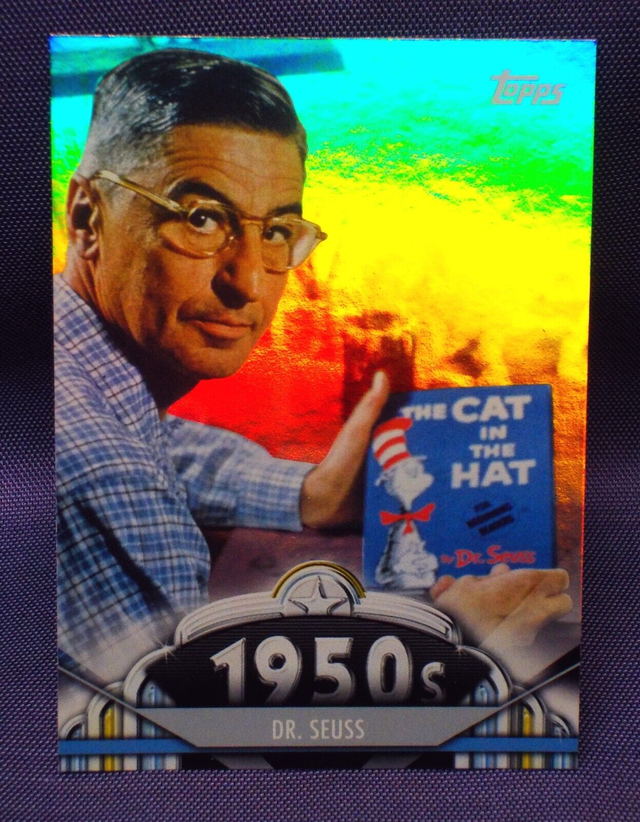 2011 Topps American Pie Limited Edition ✦ HOLO FOIL Refractor card #59 Dr. Seuss