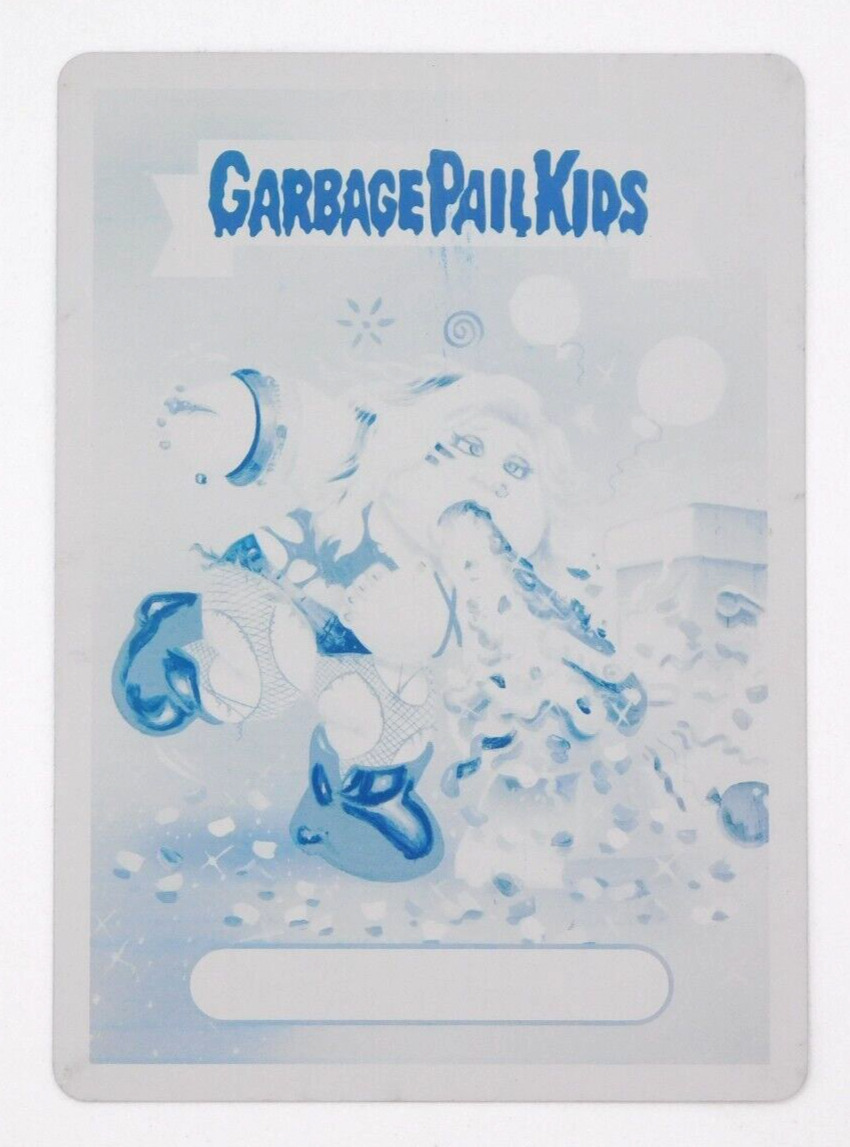 2017 Garbage Pail Kids GPK Battle of Bands Cyan Printing Plate Kooky Kesha  1/1