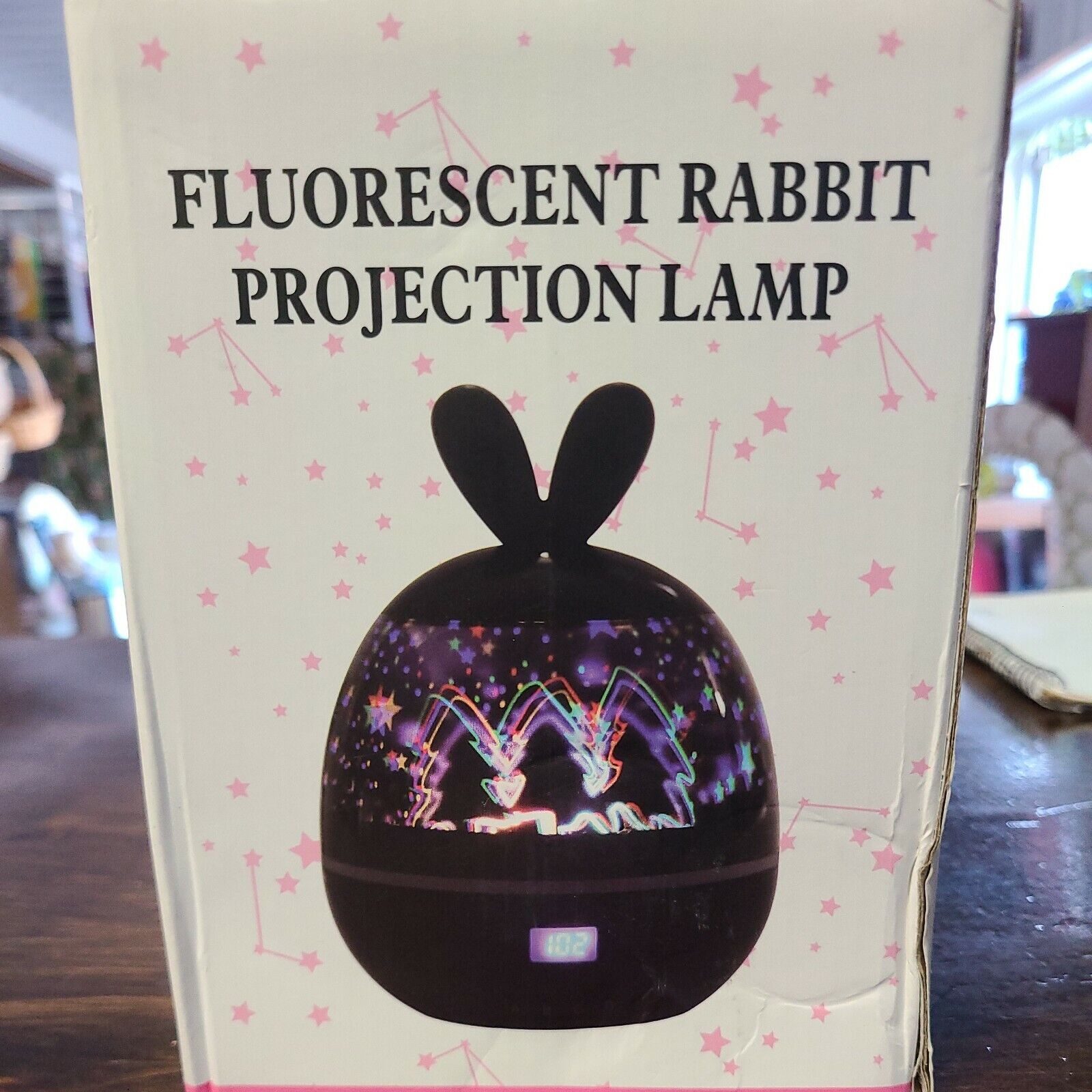 Fluorescent Rabbit Projection Lamp