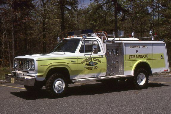 Dividing Creek NJ 1978 Dodge Hamerly Mini Pumper - Fire Apparatus Slide