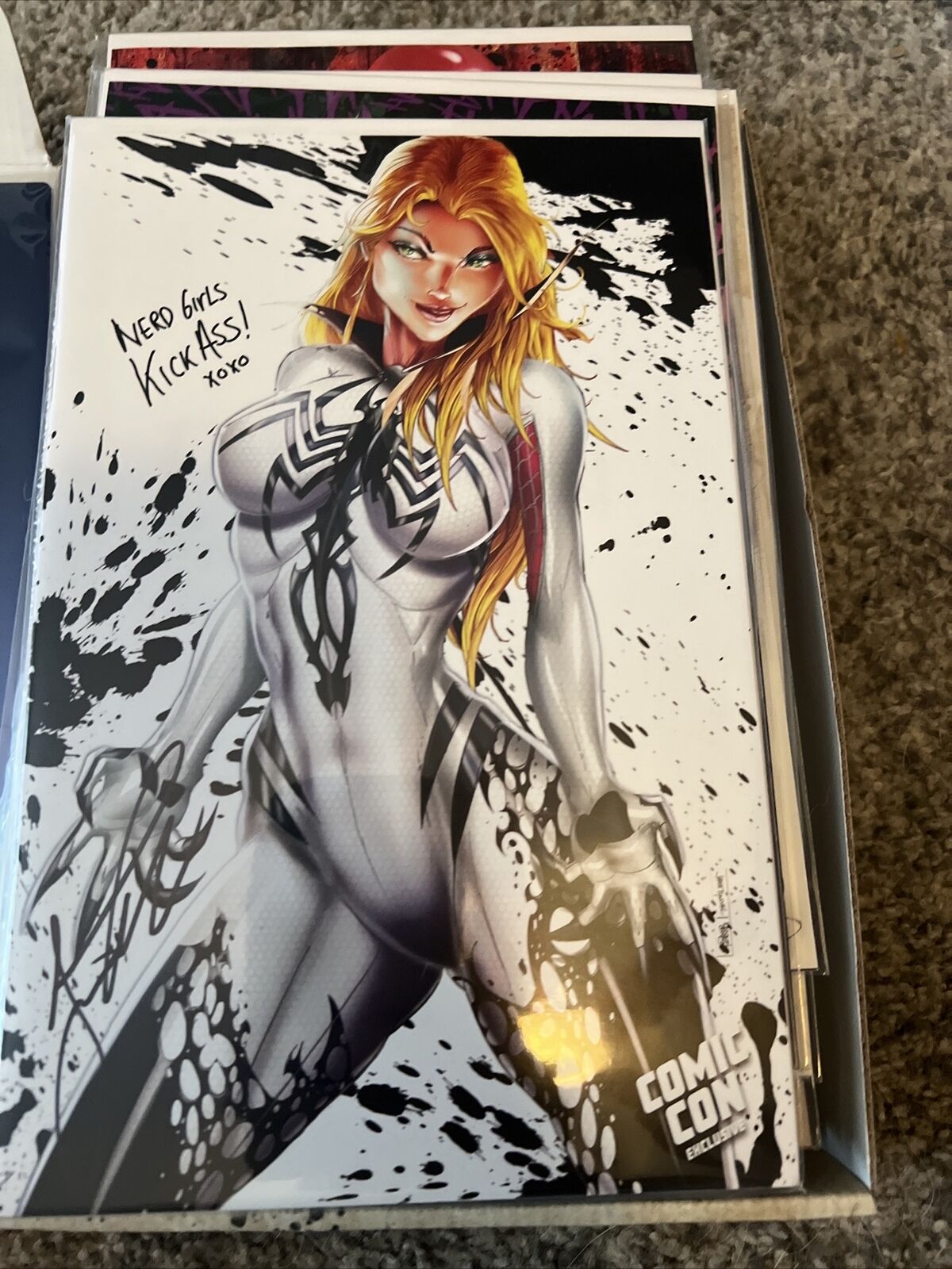 Gwenom Daughters of Eden #1 Anti-Venom Cosplay Jamie Tyndall Con Exclusive Sexy