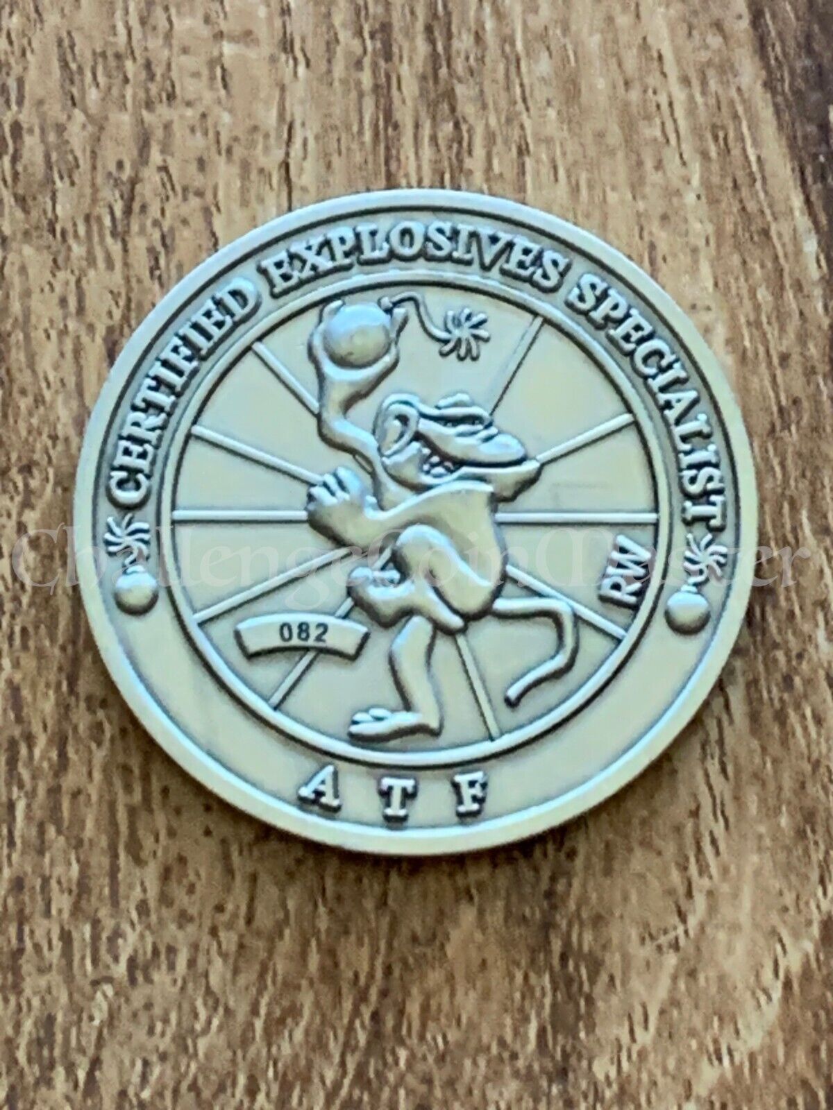 ATF Bureau of Alcohol Tobacco & Firearms Explosives Specialist Challenge Coin