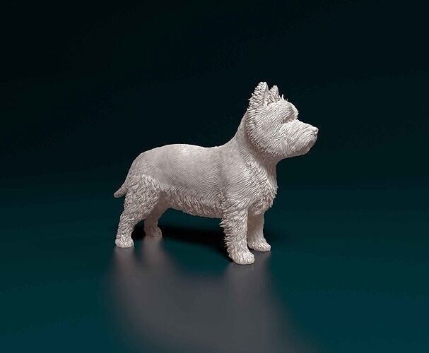Breyer size traditonal 1/9 resin companion animal dog West Highland Terrier