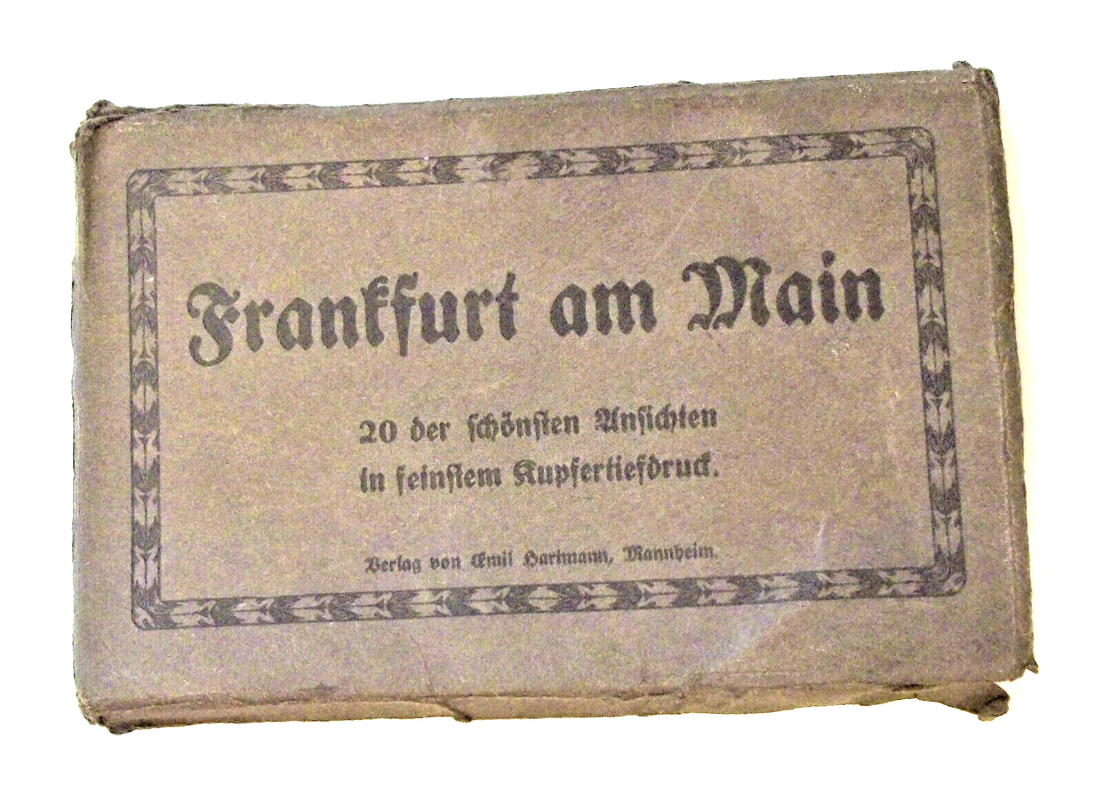 Germany Frankfurt Am Main Antique Postcard Folder 1900 - 1910    19 Postcards