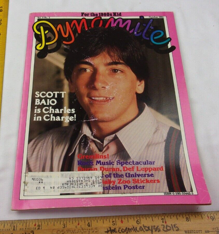 Def Leppard Scott Baio He-Man Masters of the Universe DYNAMITE 1984 Magazine