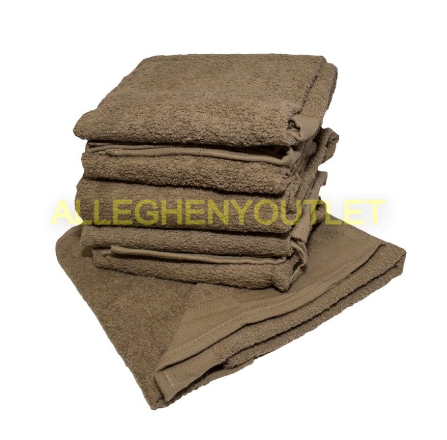 5 Pack - USGI Military 100% Cotton Bath Towels 24x50\