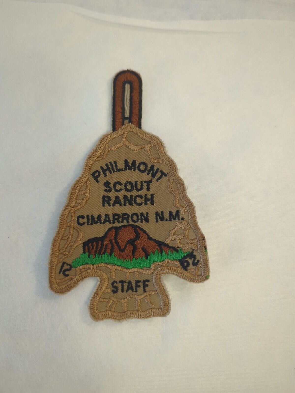 Vintage Boy Scout Philmont Scout Ranch  Staff Arrowhead Patch