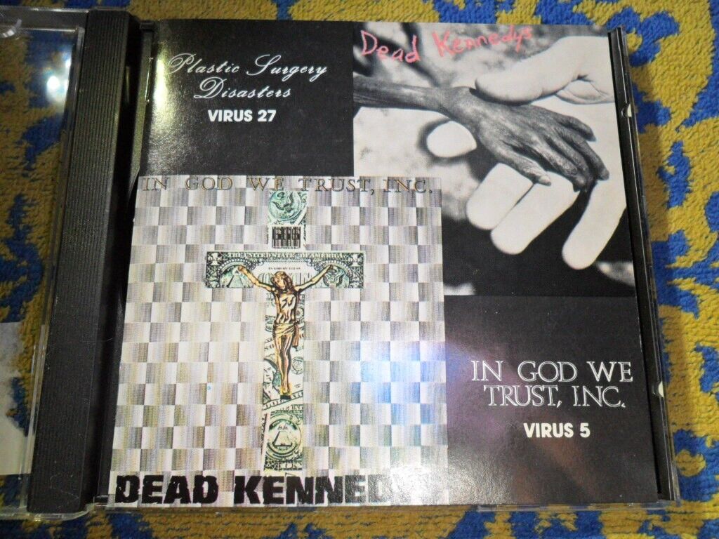 DEAD KENNEDYS - PLASTIC SURGERY IN GOD WE TRUST  - 1982 VIRUS ALTERNATIVE CD