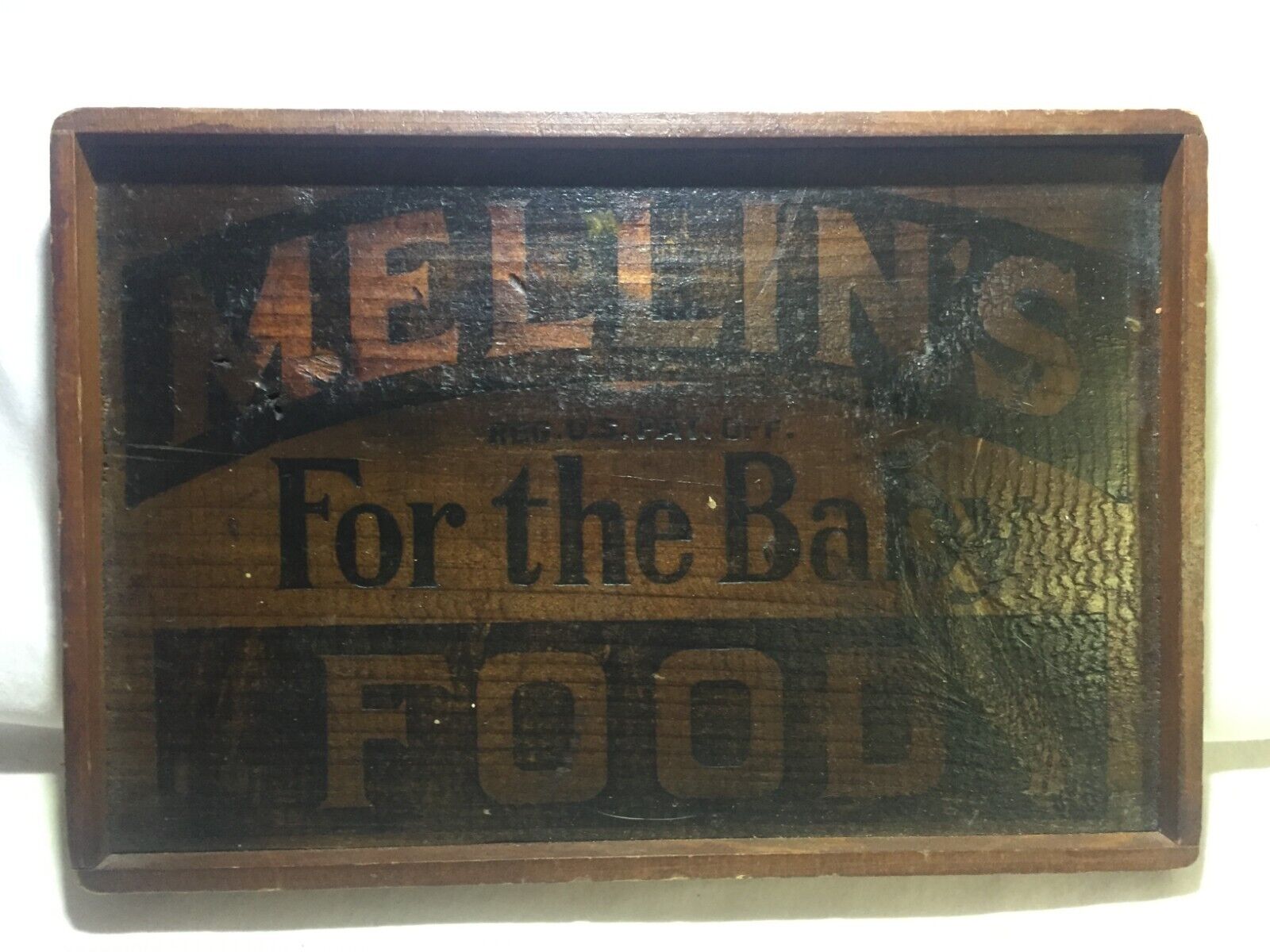 Antique Mellin\'s Baby Food Advertising Sign