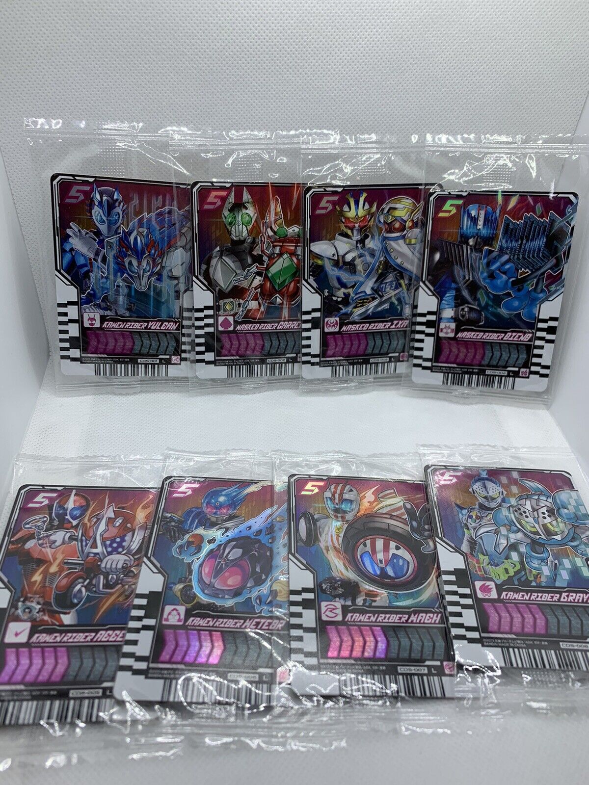 Bandai Kamen Rider Gotchard Ride Chemy Card 8 Legend Cards(SO-DO 01) NEW
