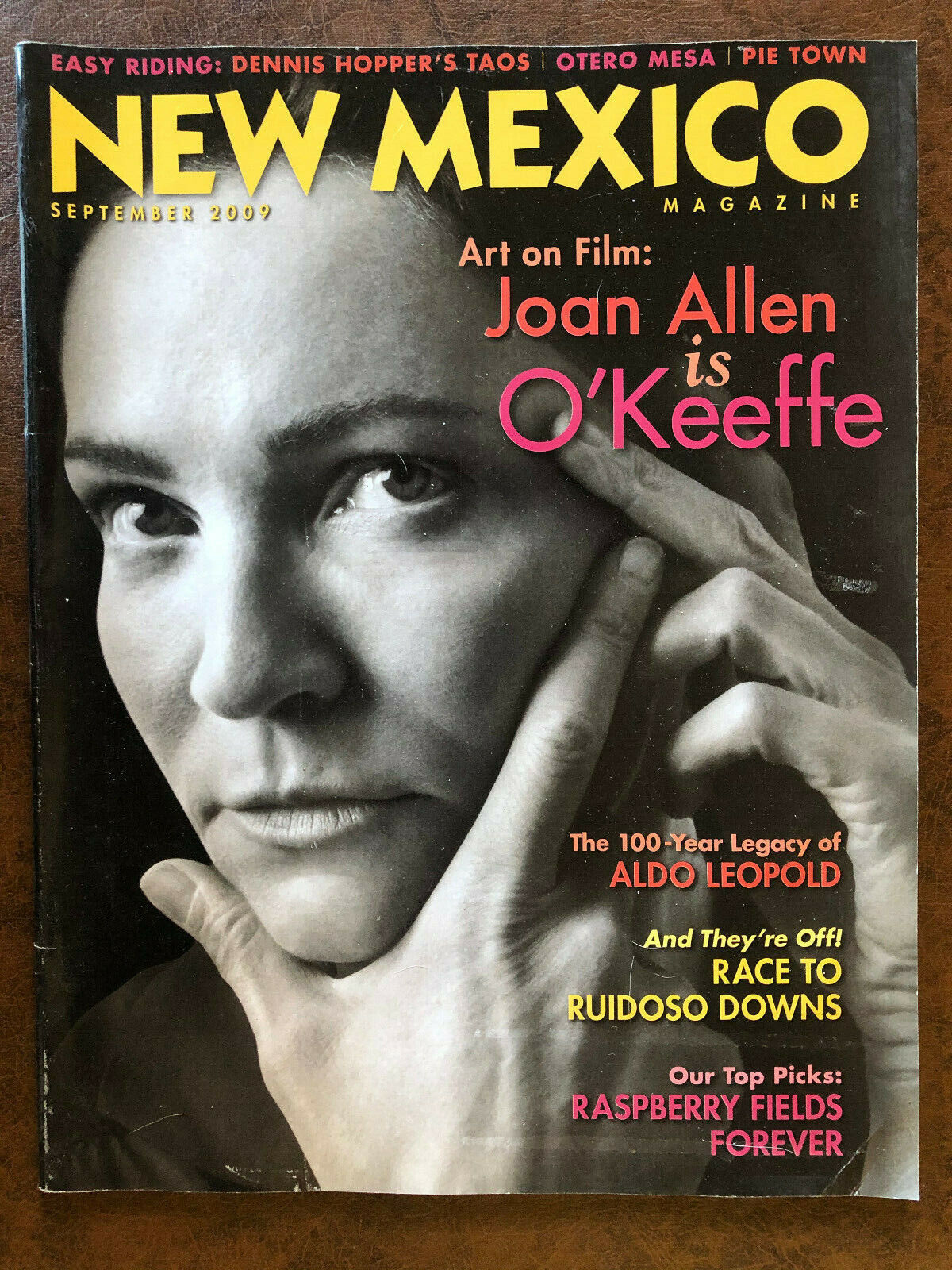 NEW MEXICO Magazine September 2009 Georgia O'Keefe Aldo Leopold Ruidoso Downs