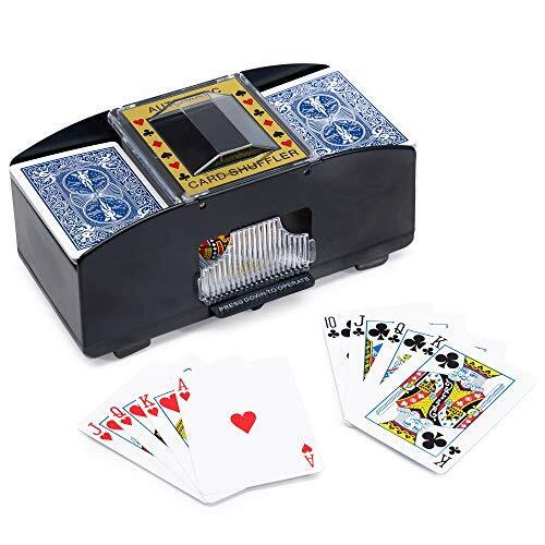 WYZworks Casino 2 Deck Automatic Playing Card Shuffler - Battery Operated Ele...