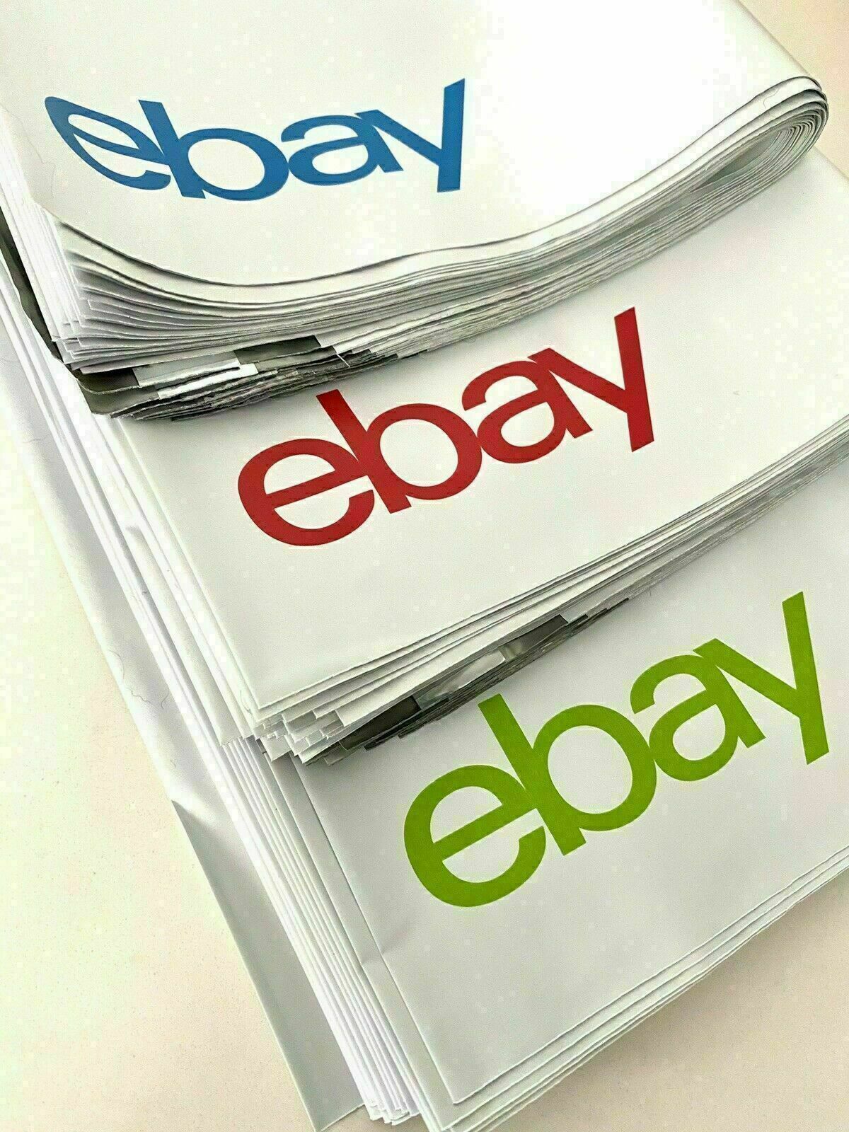 100 Polymailers Ebay Color (No padding) Red Green Blue – Multiple Sizes