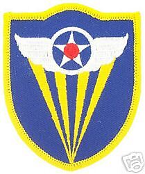 4TH AIR FORCE USAF AUTHENTIC COLOR SHOULDER PATCH  