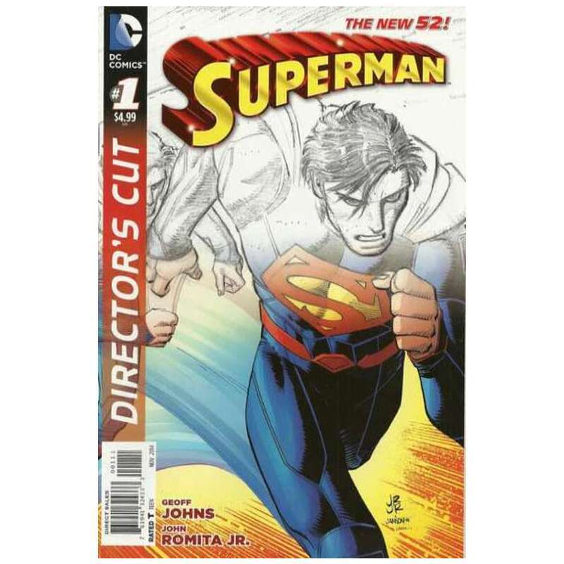 Superman (2011 series) #1 Director\'s Cut in Near Mint condition. DC comics [u.