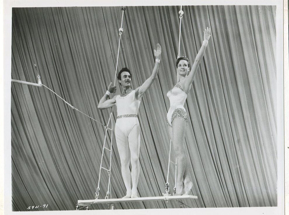 The Big Circus- Gilbert Roland Rhonda Fleming  Photo C  TV press photo MBX57