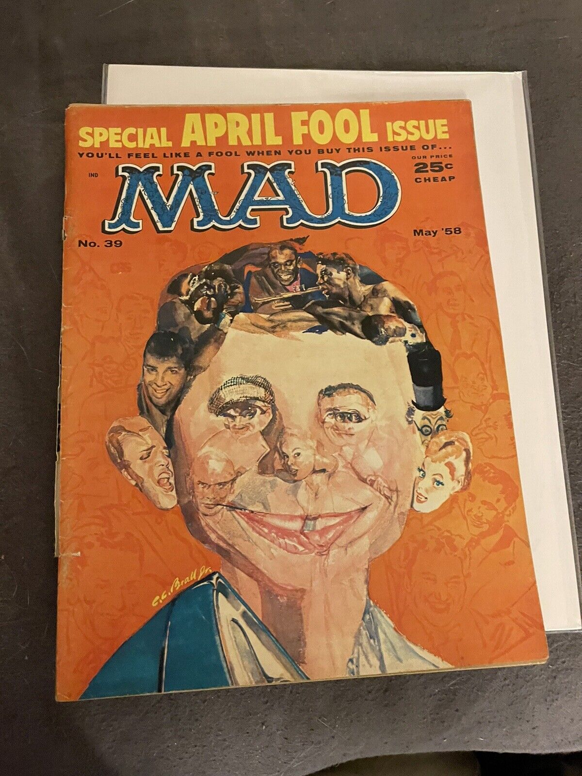 MAD Magazine #39 May 1958 G- Cover issues.￼ BARGAIN, ￼ Shipping included