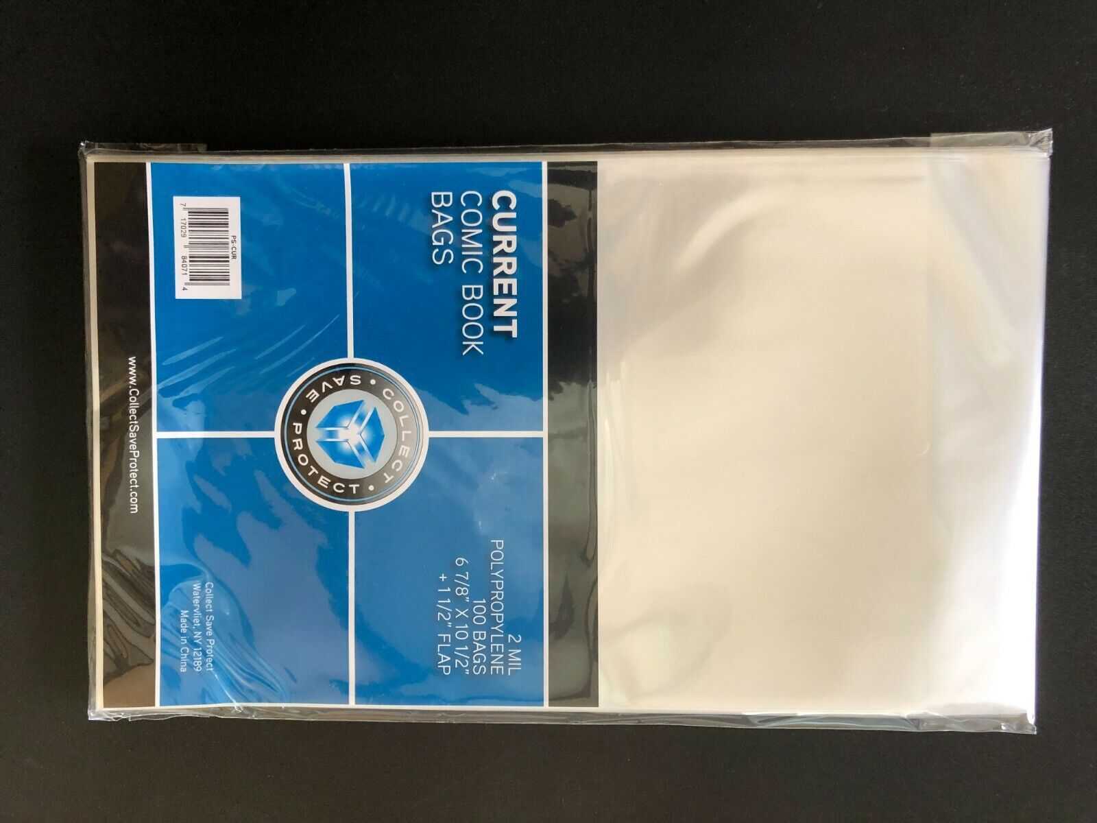 100 CSP Current Comic Book Modern Age Acid Free clear Poly Bags archival sleeves